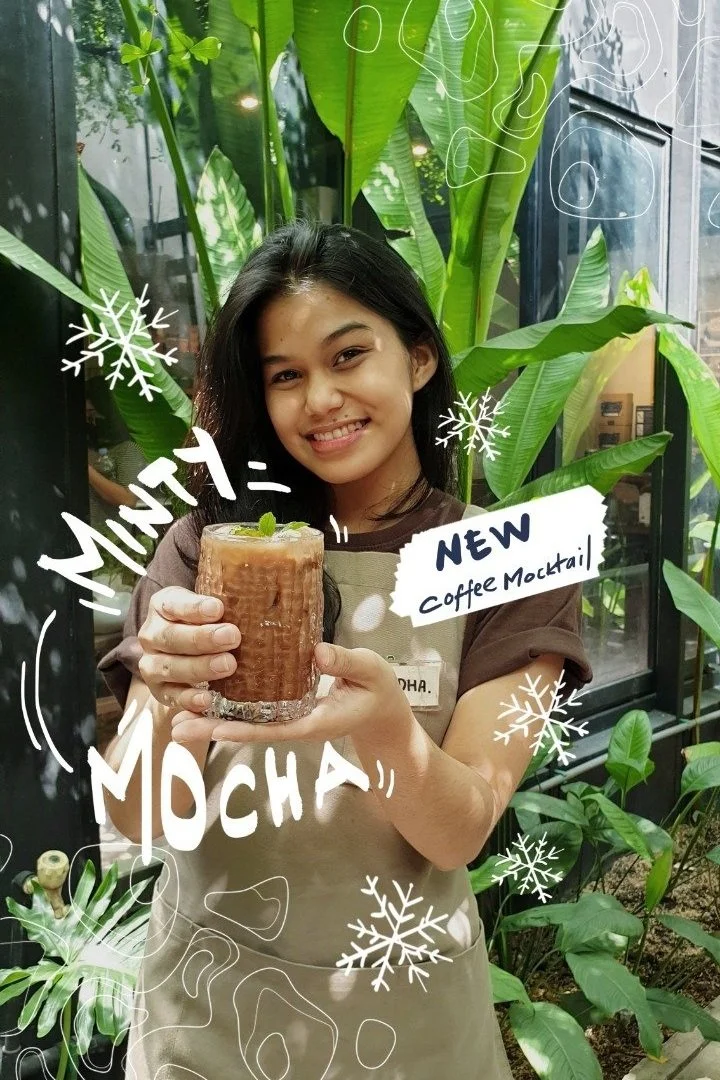 Home Café Recipe | Minty Mocha, Mocktail Kopi dan Coklat yang Nyaman dan Memikat Hati di Kala Hujan
